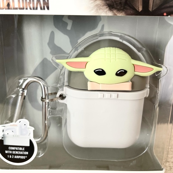 NWT The Mandalorian Grogu Airpods Case - Picture 3 of 5